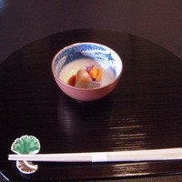 茶寮 一松 - 先付け　豆乳豆腐