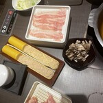 ゆず庵 - 別に頼む舞茸、私しか食べないつくね、チーズつくね