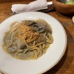 フィリペペ - パスタランチ　牡蠣とごぼうのピューレのスパゲッティ