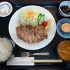 源氏食堂 - ブタ肉塩焼定食①