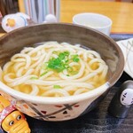 うどん市場 - かけうどん(小) 300円