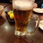 Taishuu Izakaya Toriichizu - 生ビール。