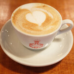 ラ スフォリーナ - 平日限定メイン料理 1100円 のカプチーノ