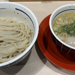 麺屋 えぐち - 味玉塩つけそば　並 200g  背脂トッピング　