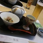 会席茶屋 菊泉 - ランチ前菜