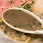 麺屋 まほろ芭 - 【2023年10月】バカニボ玉子＠1,000円、スープアップ。