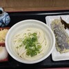 たぬき屋 - 『ぶっかけうどん（冷・並）』490円+『なす天』140円