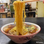 ふじわら屋 - 細ちぢれ麺