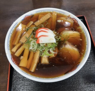 中華そば 大石家 - メンマ麺大盛り