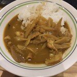 Sauna Ando Kapuseru Hoteru Ruma Puraza - 和風カレー。ごほうと豚バラで美味しい