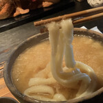 山元麺蔵 - うどん(持ち上げ撮影)