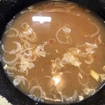 つけソバ いしい - スープ割り(スッキリスープ)