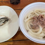鈴木水産 - 焼き牡蠣と伊勢うどん