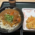 はなまるうどん - カレーうどん(中盛)❗️