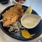 まるやま食堂 - 単品カキフライ600円