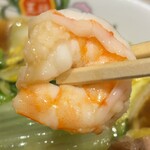 餃子の王将 - 海老リフト