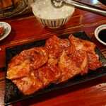 肉三昧 石川竜乃介 - カルビ定食