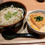 Niwakaya Chousuke - ミニカツ丼とかけうどんセット