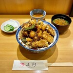 Yukimura - 添えもの丼（かき揚げ丼、アナゴ天）