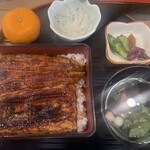 喜作 - うな重(蓋なし)4500円