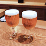 ごだん 宮ざわ - 生ビール