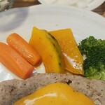 キッチン ブルー グローブ - 備え付け野菜も色鮮やか！