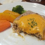 キッチン ブルー グローブ - 鶏挽肉と胡桃のテリーヌの断面