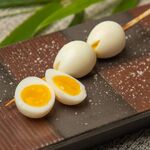 quail egg skewers