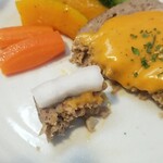 キッチン ブルー グローブ - お新香を乗せます