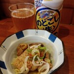 俺の中華たなか家 - 「のどごし生」のお供なサービスおつまみは本日「ホルモン煮」♬