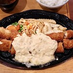 Kicchin Oumi - ジャンボ&ジャンボエビフライ定食