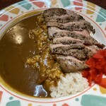 ふくてい - ステーキカレー 840円