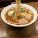 麺や一芯 - 鶏しょうゆラーメン 1200円 + 半熟味玉 150円