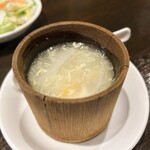 四川厨房 美 - ランチセットに付くスープ