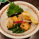 Genshiyaki Gyokou - あん肝ポン酢　880円