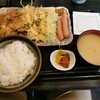のんきや - 日替り・豚肉スタミナ炒め＆ウインナー