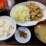 境関温泉 - 焼肉定食　800円