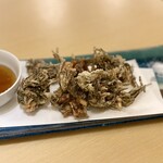 味処ふくぎ - 小海老入りもずく天麩羅