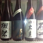 Okimi - 各地の地酒 常時10種類程ご用意しております
