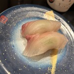 もり一 - 美しい活〆カンパチ◎何故かこの日は薄かったけど、美味しさは変わらず！！