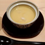 鮨仙八 - 白子茶碗蒸し