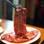 炭火焼肉ホルモンさわいし - 上赤身ロース　5枚...