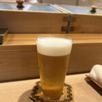 豊鮨 - いくら寒くても最初は生ビール