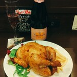 Craft Beer Kitchen ARMY - 丸鶏ローストチキンとシャンパンロゼ