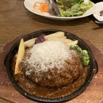 Bisutoro Banketto - 黒毛和牛と栗豚の煮込みハンバーグ