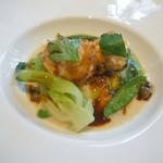 シュマン - 真鱈白子のムニエルとブランダードのファルシ