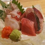 俺の魚を食ってみろ!! - (2013/12/2)お刺身の五種盛り　本鮪、鰹、天井鰤、北海蛸、真鯛