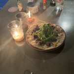 スタンド4坪らばー - クリスマス限定(！？)ステーキピザ