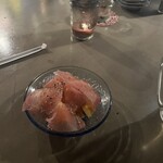 スタンド4坪らばー - 柿と生ハム