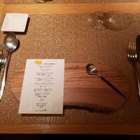 mon atelier - NG食材を変更したオリジナルコースメニューを作成してくれるという、嬉しい心遣い！メニューの説明や細かい声かけも気遣いが行き届いていて、居心地の良いお店です。